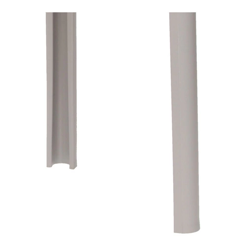 Šedá skandinávská stolička Zula do kuchyně a koupelny, stohovatelný polypropylen Intesi