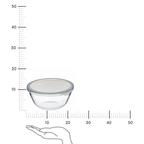 Míchací mísa se skleněným víkem
