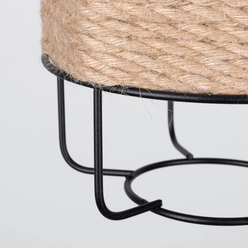 Závěsné svítidlo GIZUR 1 černé industriální kovové nad stůl do obýváku a jídelny