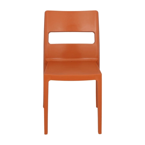 Zahradní stohovatelná plastová židle Sai SCAB Design oranžová na zahradu a do banketové síně