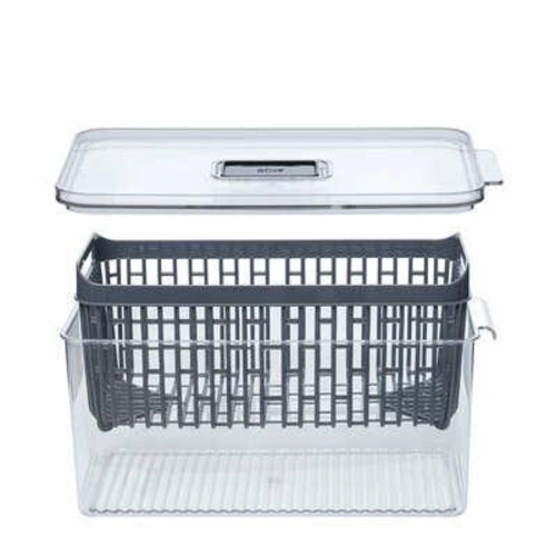 Organizér do chladničky Tidy s košem 24x15,5 cm