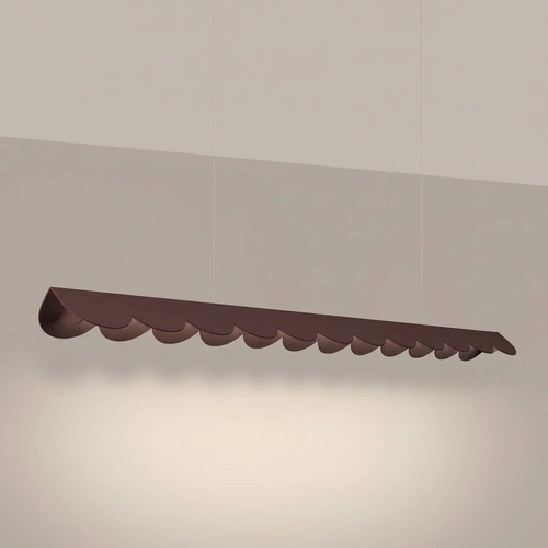 Závěsné svítidlo BISCUIT 130 LED hnědé nad ostrůvek nastavitelné