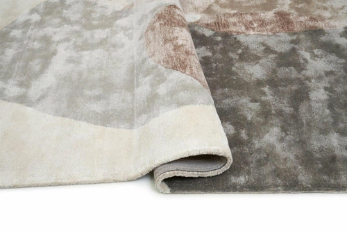 Moderní viskózový koberec do obýváku Lagos Beige 160x230 ručně tkaný Carpet Decor