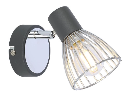 Nástěnné svítidlo Modo 1x40W E14 černá+chrom