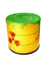 Dekorační taburet Poison kulatý multicolor do obýváku a ložnice moderní Intesi 40 cm