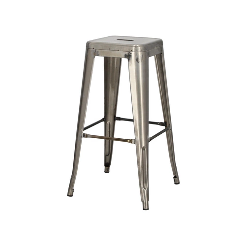 Židle barová Paris 75cm. kovová insp. Tolix Výprodej