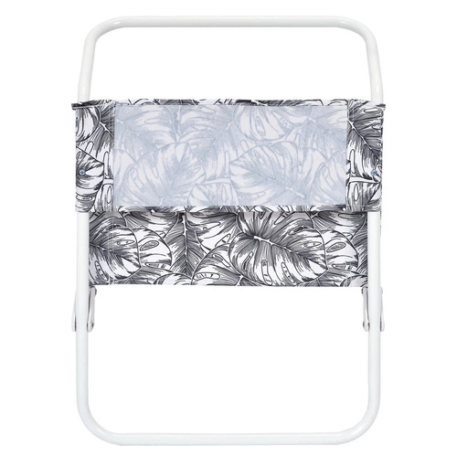 Skládací plážové křeslo Monstera Ventos moderní zahradní křeslo kovovo-textilní na pláž
