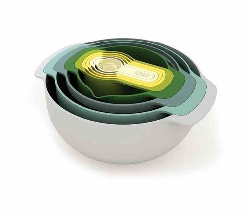 JJ - Sada misek a odměrek Nest 9 Opal multicolor