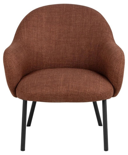 Čalouněné křeslo Spencer do obýváku terakota Basel moderní s područkami