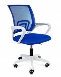 Ergonomická kancelářská židle Splash Intesi modrá síťovaná otočná s područkami k pracovnímu stolu