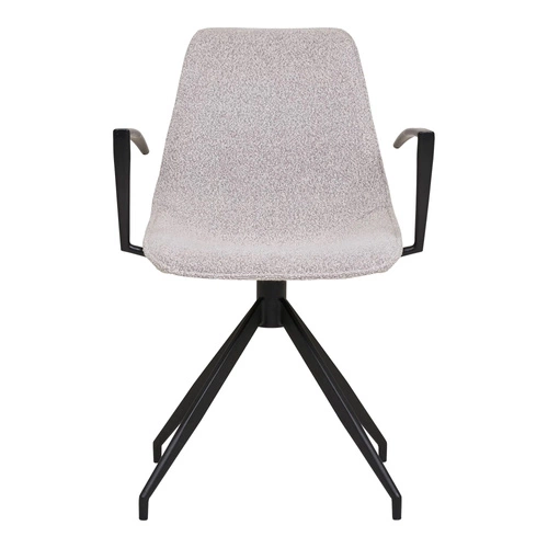 Židle Monaco Arm swivel beige boucle/black
