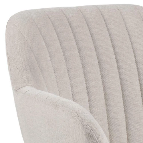 Jídelní čalouněná židle Emilia Actona béžová skandinávská s područkami