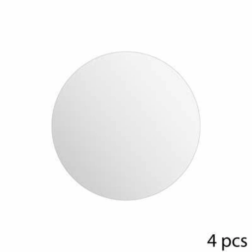 Sada 4 samolepicích kulatých zrcadel 20x20 cm do předsíně 5five simply smart
