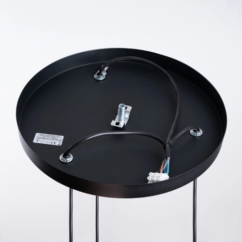 Moderní závěsné svítidlo koule HYPERION 3P černé do obýváku a nad stůl, výškově nastavitelné