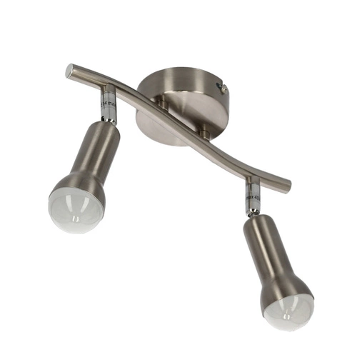 Stropní svítidlo Arc moderní stříbrné nastavitelné do obýváku, kuchyně nebo jídelny 35 cm