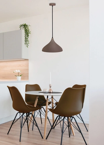 Závěsné svítidlo Viborg 320mm hnědé