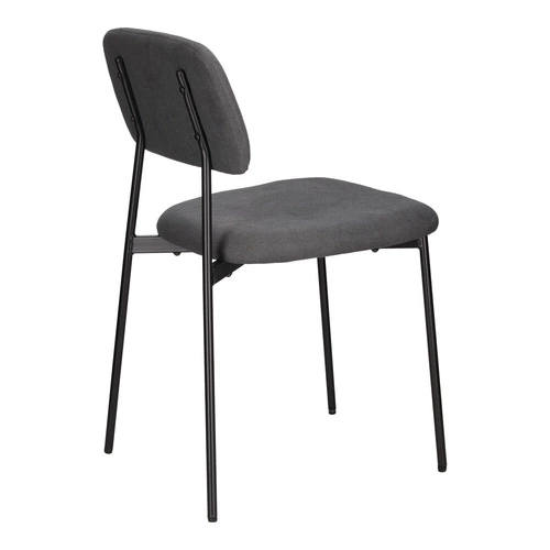 Čalouněná židle Esther tmavě šedá Intesi do jídelny a obývacího pokoje v moderním stylu