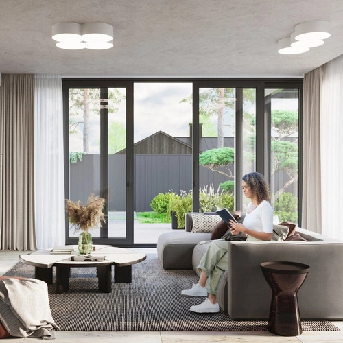 Stropní svítidlo KRUH 1 bílý