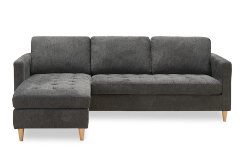 Rohová skříňka Firenze tmavě šedá univerzální