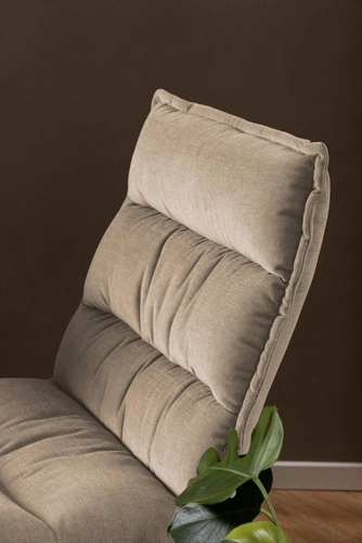 Otočná křesla Blizzard Actona do obýváku béžový sametový moderní pohodlný relaxační