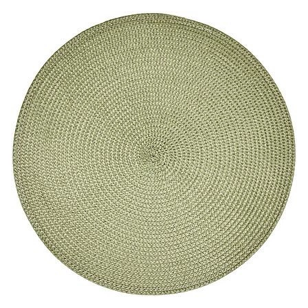 Kulatá prostírka na talíř olivová 38 cm pletená do kuchyně 5five simply smart