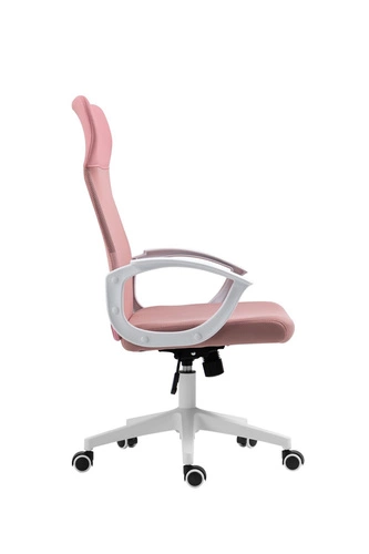 Ergonomická kancelářská židle Rosso růžová otočná síťovaná k psacímu stolu moderní Intesi