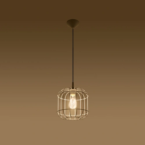 Závěsné svítidlo CELTA bílá moderní kovová jednolůžková do obýváku a kuchyně