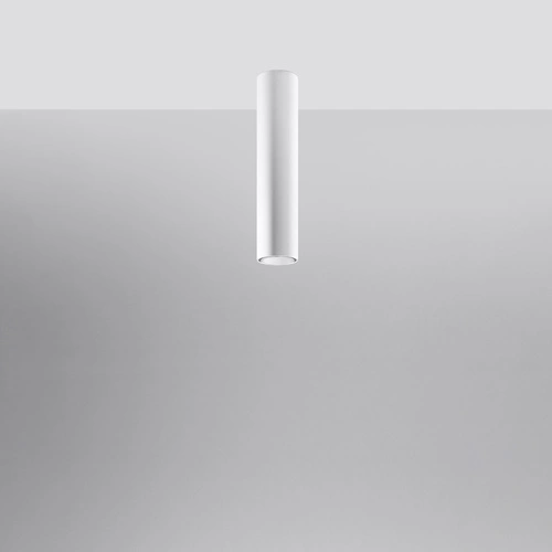 Stropní svítidlo bílé moderní Lagos 40 kovové do obýváku kuchyně a ložnice Sollux