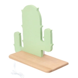 Nástěnné svítidlo Cactus 1 lampa 4W LED 4000K iq kids s drátem zelená