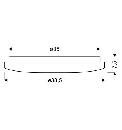 Stropní LED svítidlo Calipso 24W 38,5 cm s nastavitelnou barvou a jasem na dálkové ovládání