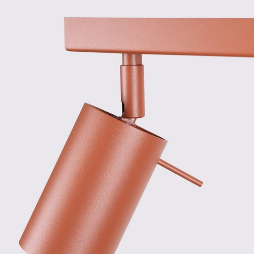 Stropní svítidlo moderní RING 6L červené otočné do obývacího pokoje a ložnice SOLLUX