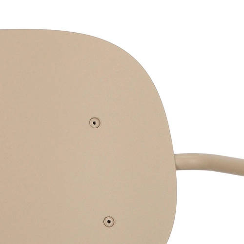 Kovová zahradní židle s područkami Si-Si Arm SCAB Design béžová na terasu