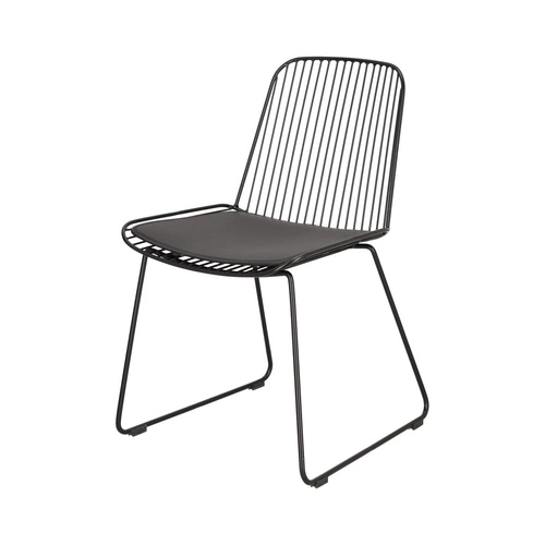 Židle Kopr s polštářkem Black Výprodej