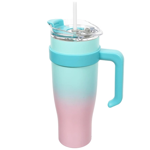 Termohrnek Miami Tie-Dye modrý/růžový