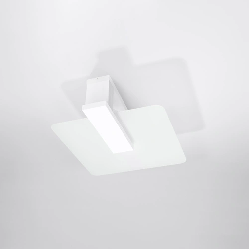 Stropní svítidlo LAPPO bílé dřevěné skandinávský do obýváku a ložnice SOLLUX LIGHTING