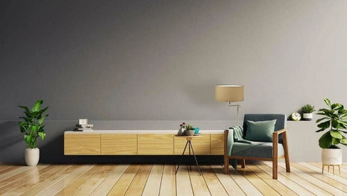 Noční lampa do ložnice moderní Alaska s grafitovým stínidlem na stříbrné konstrukci 55 cm