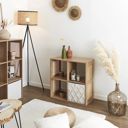 Policový regál Kali 4 police přírodní