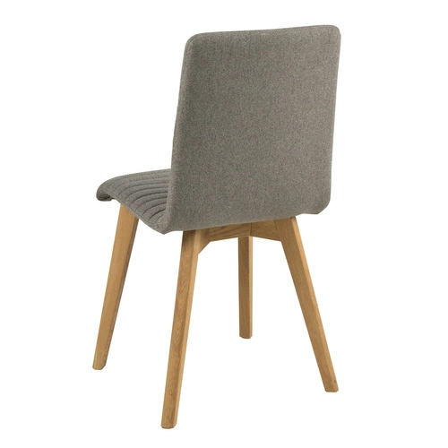 Čalouněná jídelní židle Arosa Actona šedá dřevěná skandinávský styl do obýváku