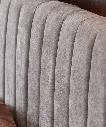 Čalouněná postel Franco 160x200 do ložnice šedá moderní s čelem Intesi