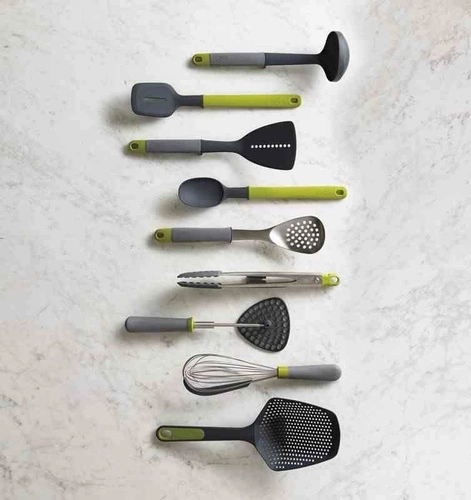 JJ skládací šťouchadlo na brambory zelené/šedé