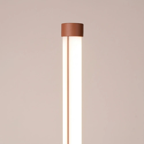 TRANG moderní LED stojací lampa do obývacího pokoje mocca 3000K