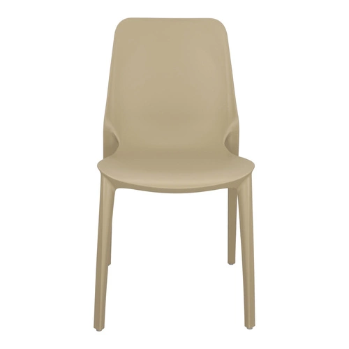 Zahradní židle Ginevra SCAB Design šedá moderní plastová stohovatelná na zahradu