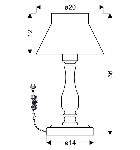 Noční lampička Zefir bílá s organzovým stínidlem, klasická do ložnice a obýváku CANDELLUX