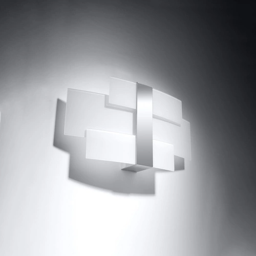 Nástěnné svítidlo Celia moderní chrom kov a sklo do obýváku nebo ložnice SOLLUX