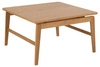 Konferenční stolek Essex 80x80 cm dřevěný čtvercový dubový moderní skandinávský do obýváku