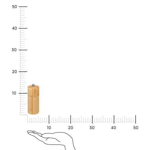 Bambusový mlýnek na sůl a pepř Mill 12,5 cm 5five simply smart