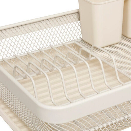 Kovový odkapávač na nádobí Mayaj béžový na pracovní desku moderní 5five simply smart 43 cm