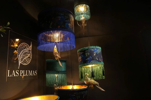 Závěsná lampa Carbonero N 3 35cm Las Plumas