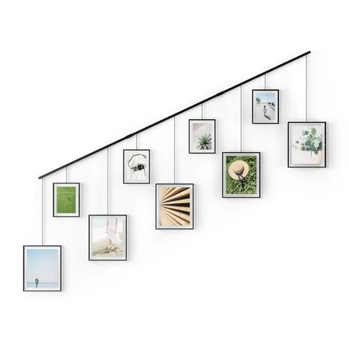 Sada černých závěsných fotorámečků Exhibit Umbra moderní nástěnná multirámeček