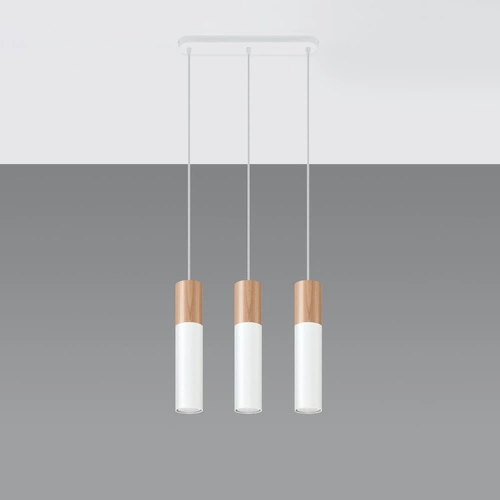 Závěsné svítidlo PABLO 3L bílé